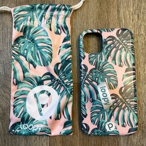 Loopy palm leaf case. iPhone 11
